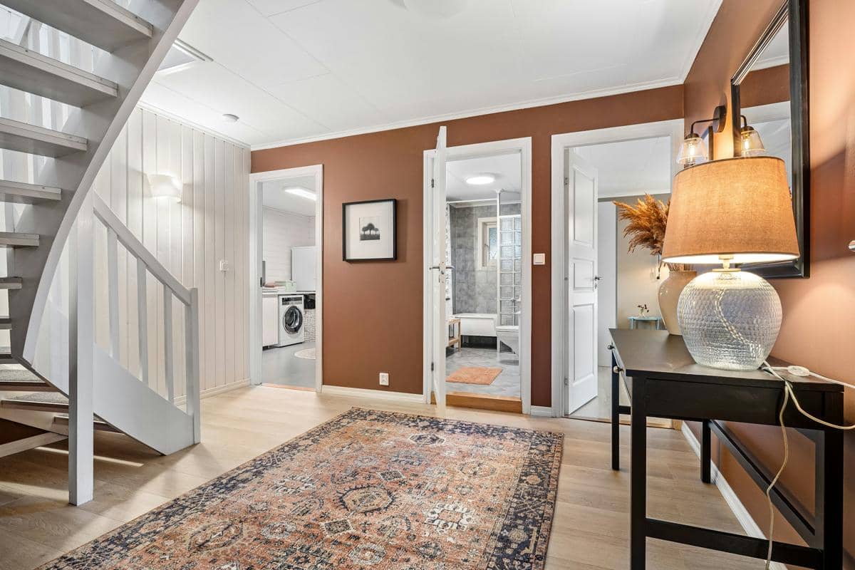 ilustrasi interior entryway rumah