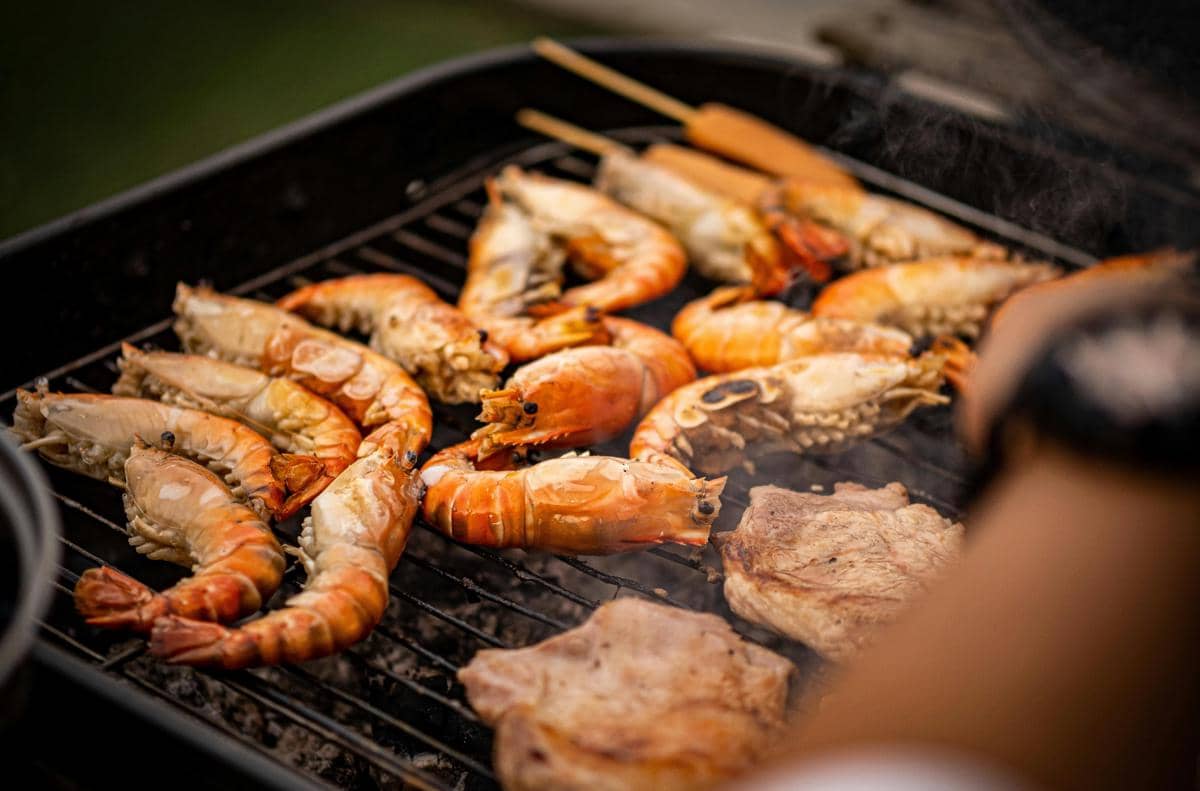 ilustrasi udang bakar madu 