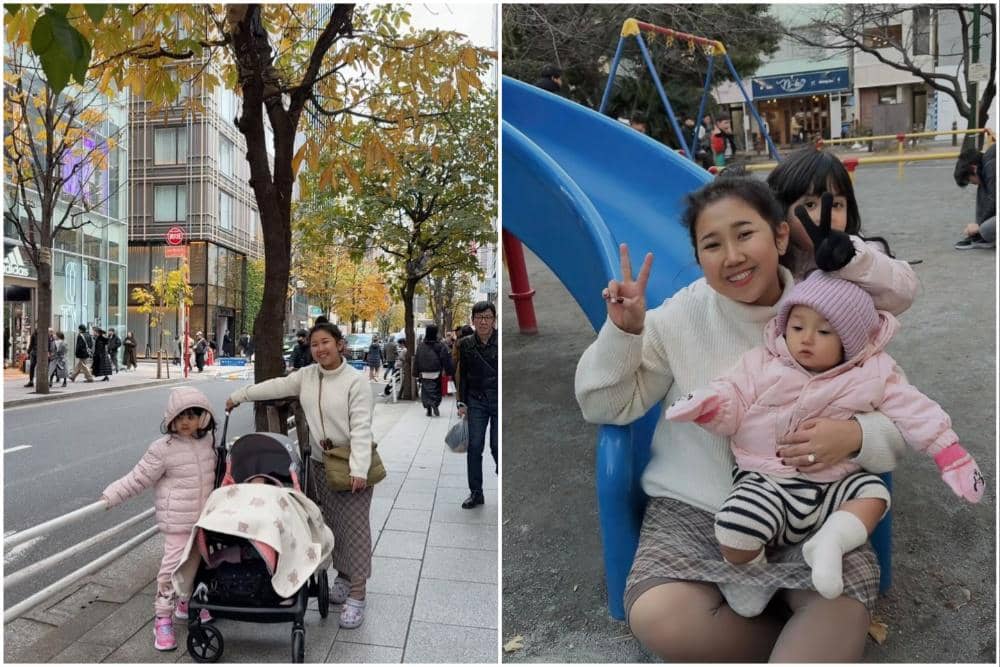 Kiky Saputri pertama kali ajak Kayya liburan ke Jepang