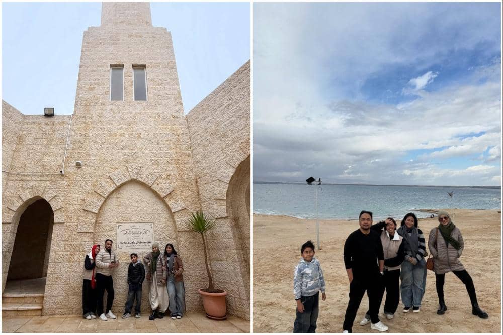 Keluarga Bebi Romeo belajar kisah nabi hingga ke laut mati.