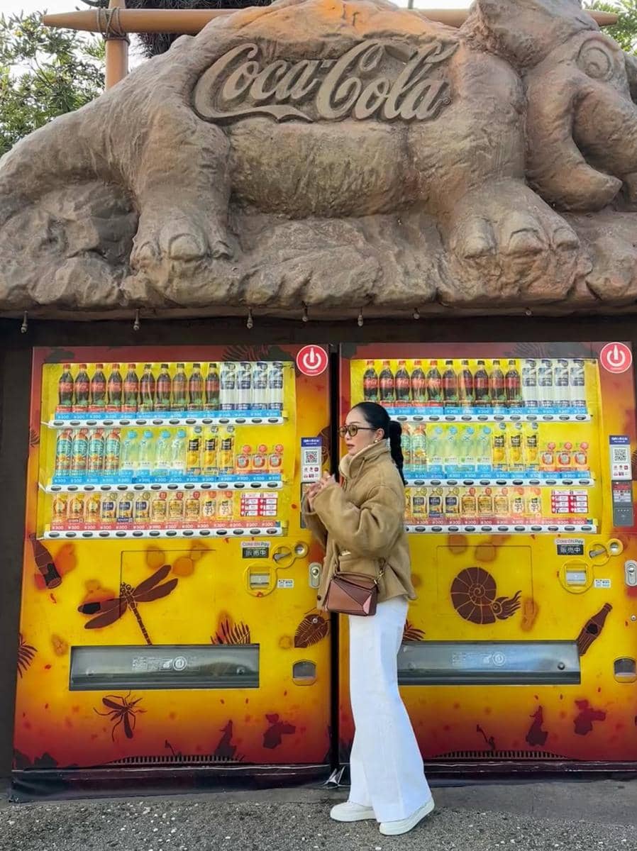 Keluarga Bunga Zainal ke Universal Studio Jepang.