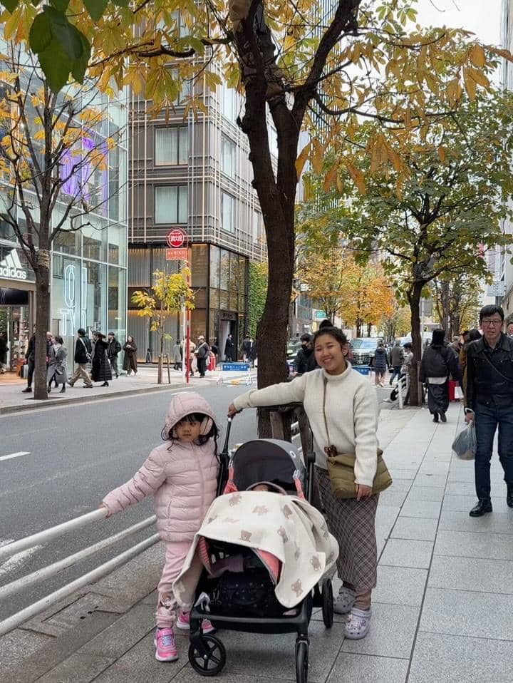 Kiky Saputri pertama kali ajak Kayya liburan ke Jepang