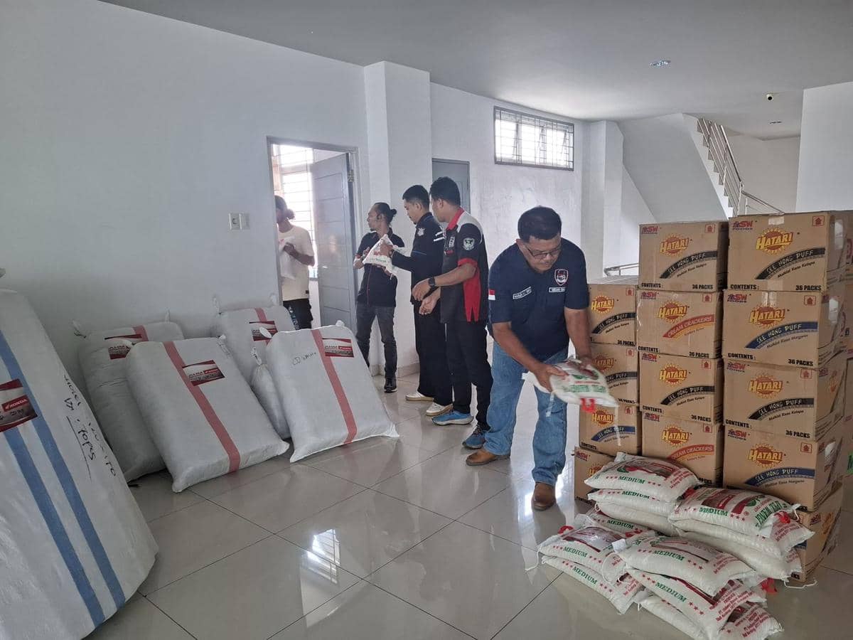 Bikers Sumut Ambil Peran dalam Aksi Peduli Banjir (Dok. Indako)