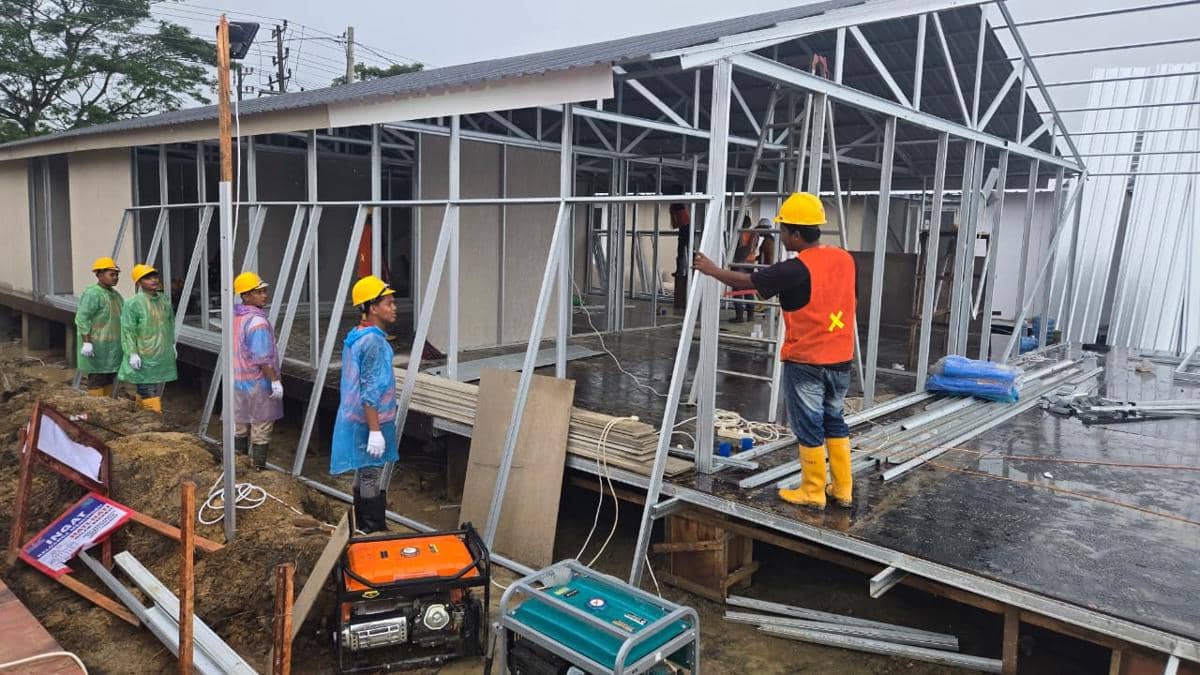 Pembangunan Dikebut, 4.263 Unit Huntara Selesai Dibangun di Sumatra