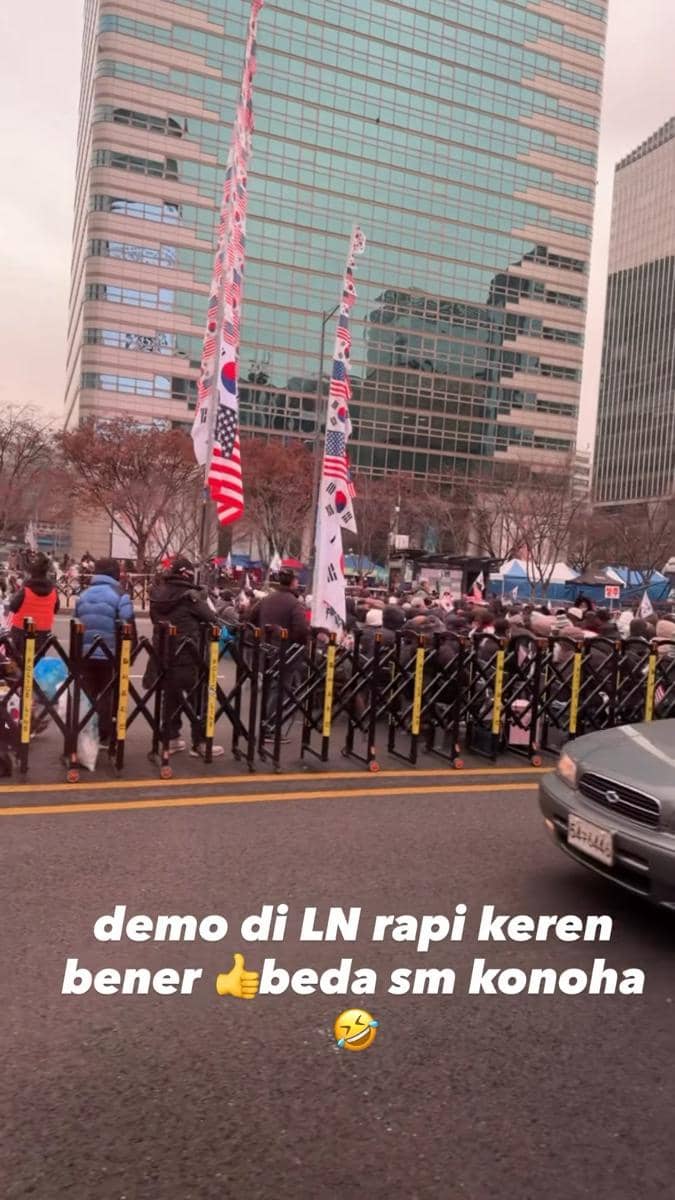 Inul liburan di Korea