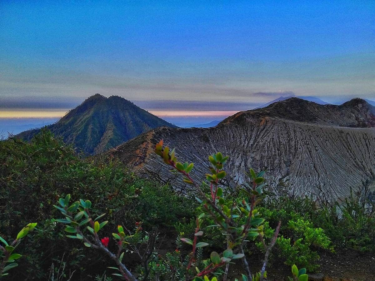 potret Gunung Ijen, Jawa Timur