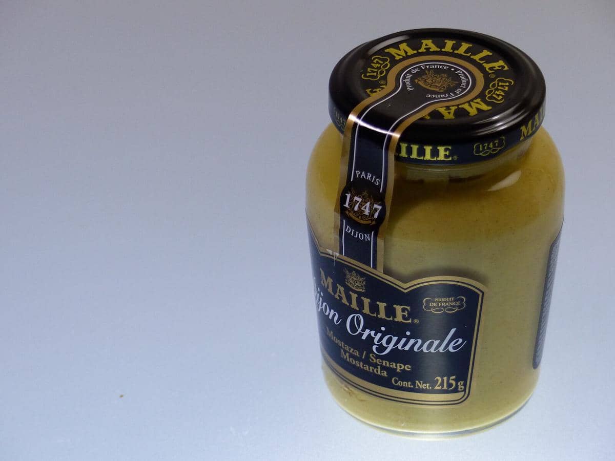 ilustrasi saus dijon mustard