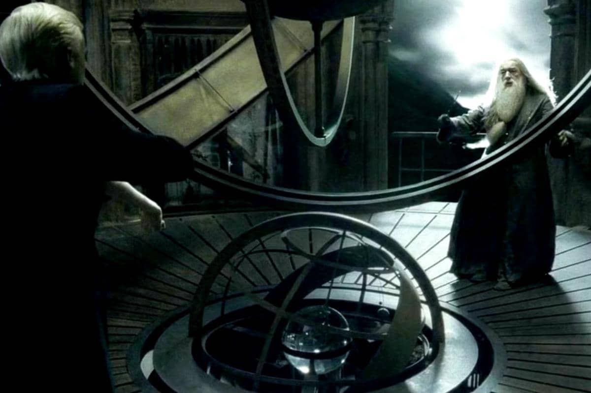 cuplikan adegan menjelang kematian Dumbledore dalam film Harry Potter and the Half-Blood Prince