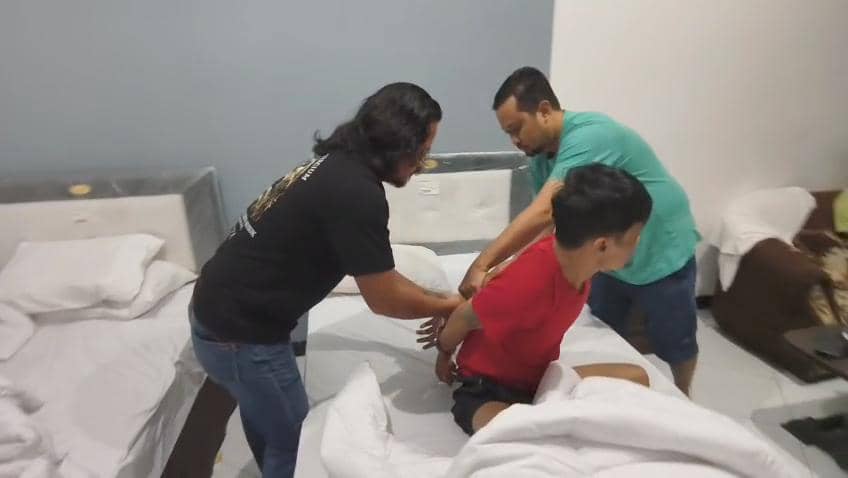 Polisi tangkap dua pelalu perampokan lansia saat menginap di salah satu hotel di Sarangan. IDN Times/Istimewa.