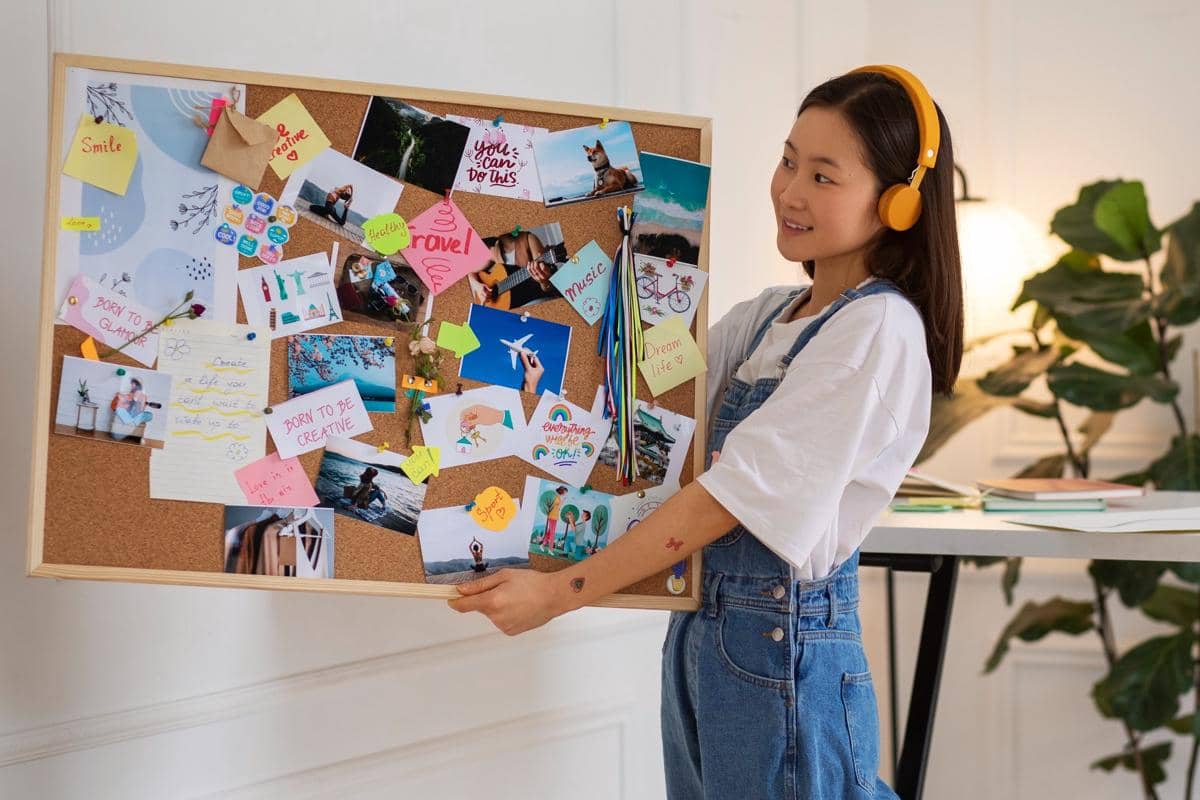 ilustrasi vision board