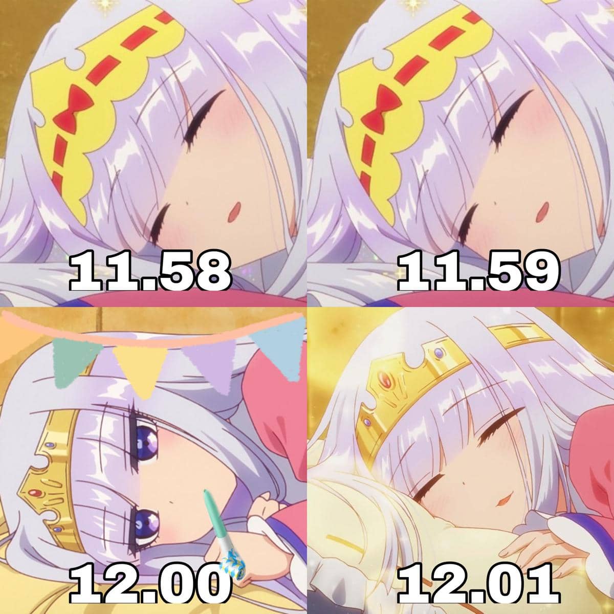 meme anime tentang tahun baru