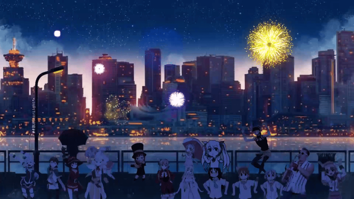 meme anime tentang tahun baru