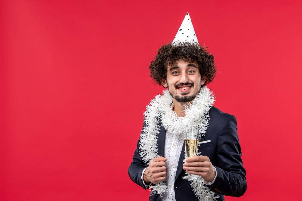 ilustrasi outfit tahun baru cowok