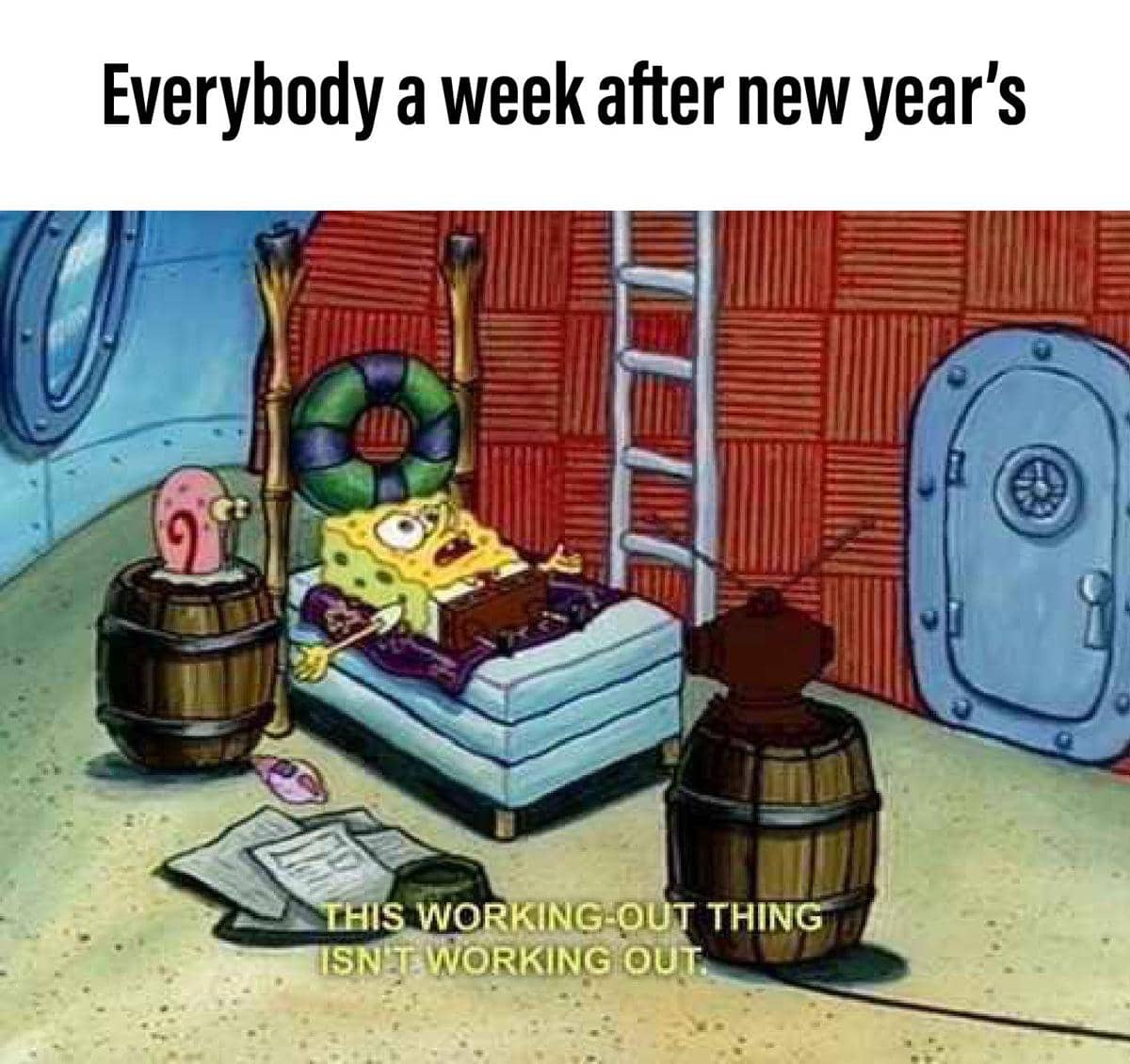 meme kartun tentang tahun baru