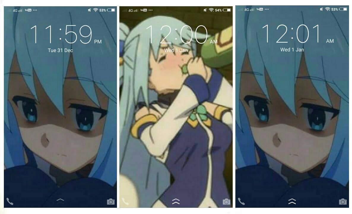 meme anime tentang tahun baru