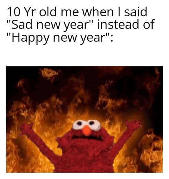 meme kartun tentang tahun baru