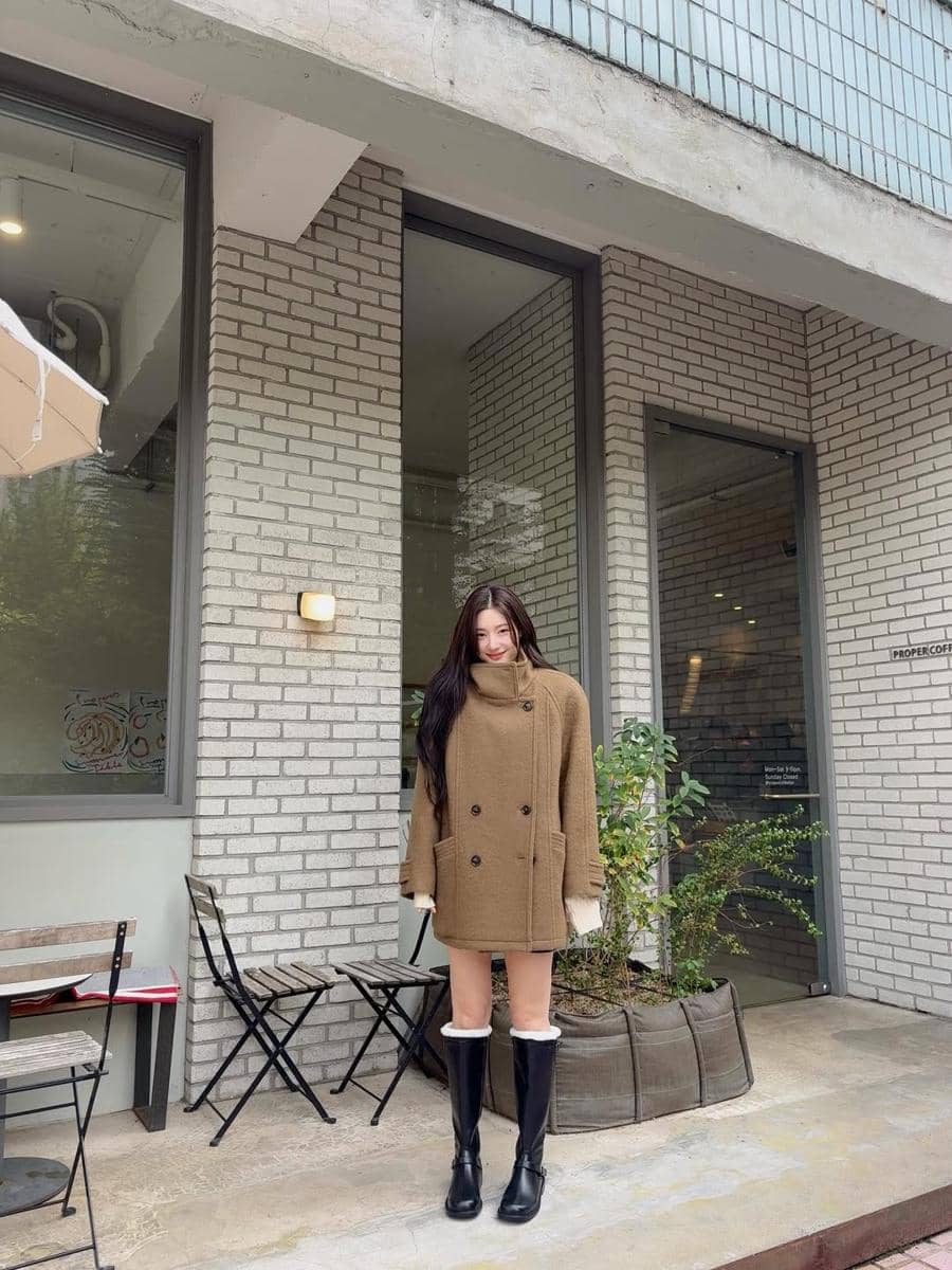 Gaya musim dingin ala Jung Chae Yeon