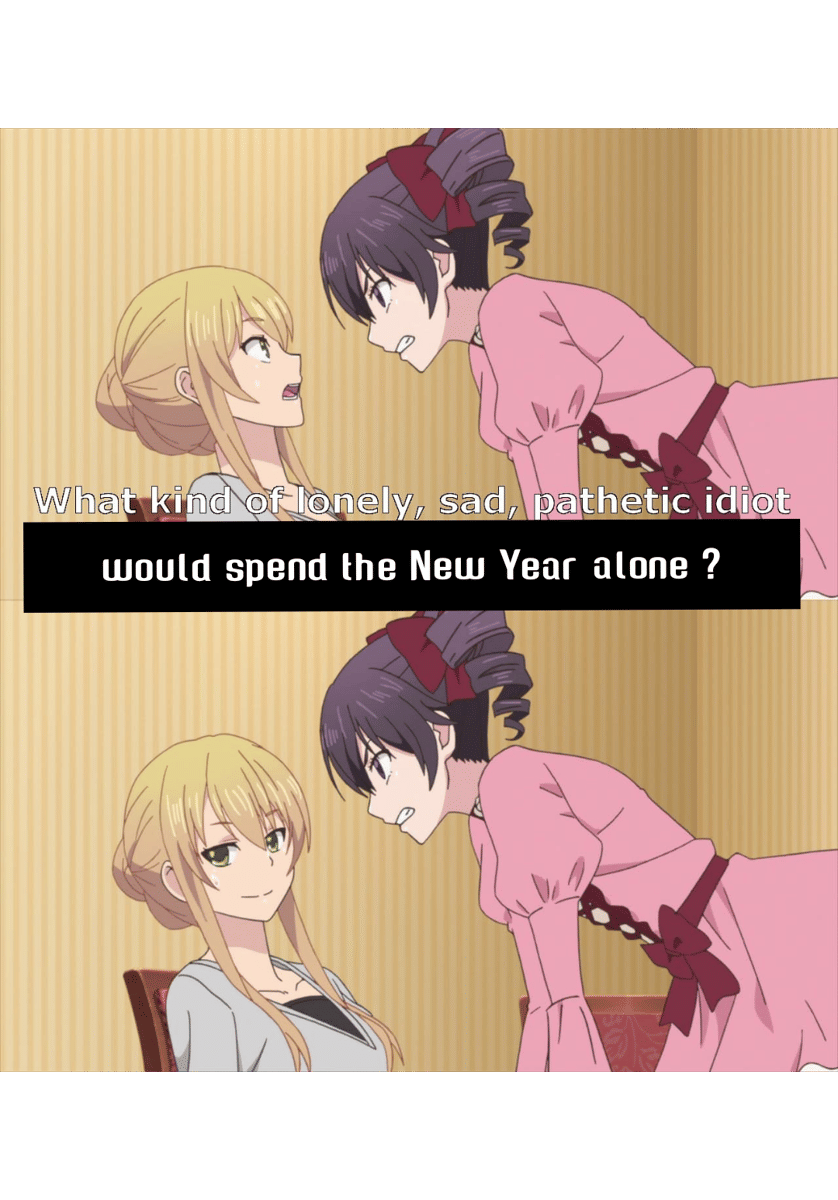 meme anime tentang tahun baru