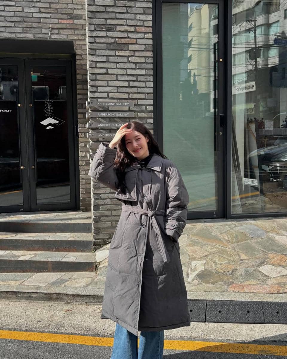 inspirasi mix and match musim dingin ala Jung Chae Yeon