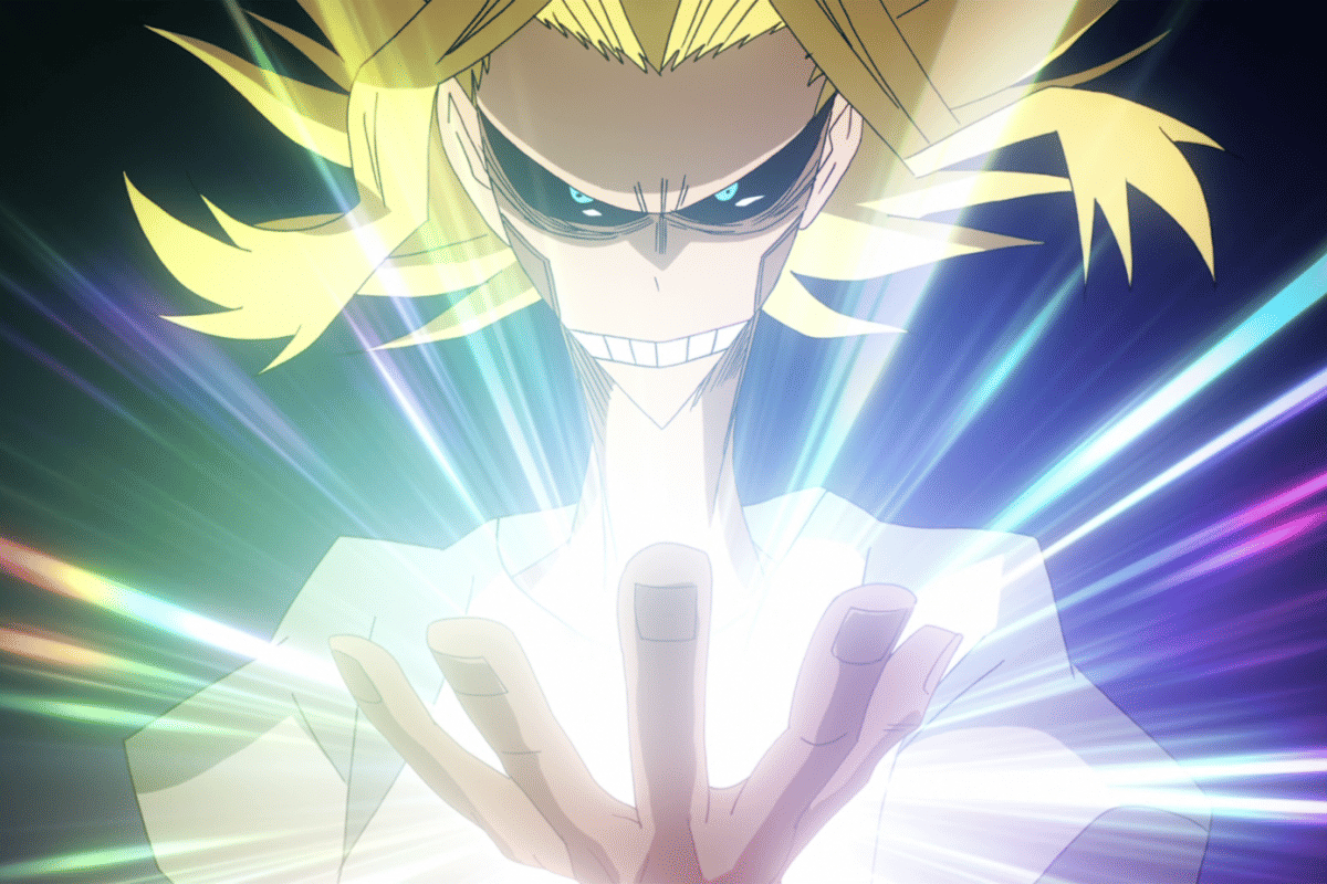 All Might menjelaskan One For All.