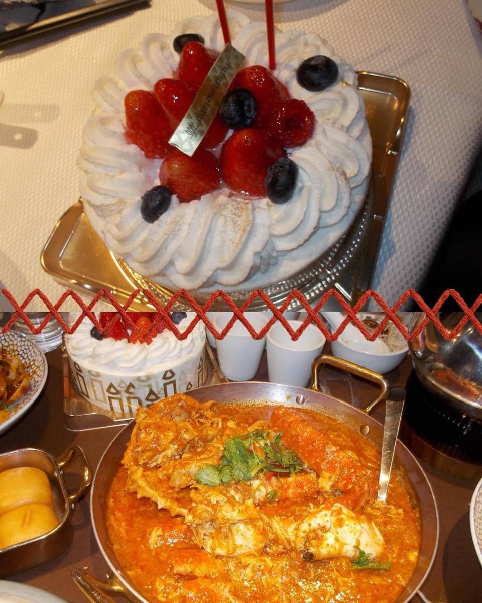 Momen ulang tahun Bilqis di Singapura.