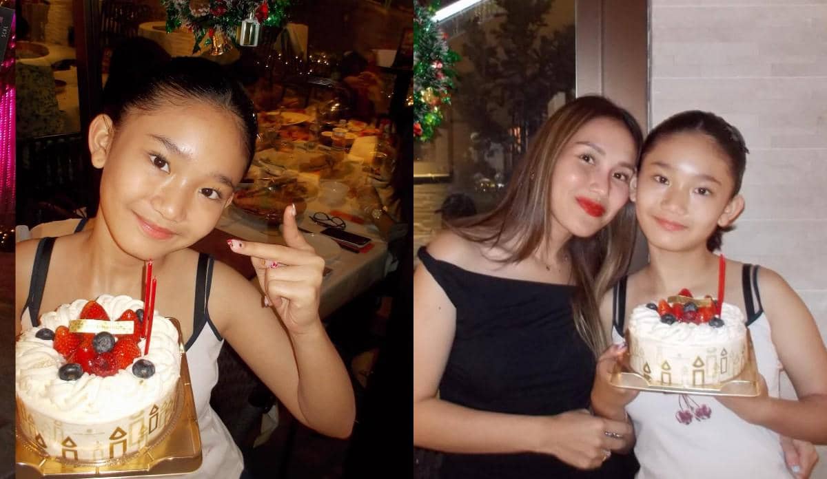 Momen ulang tahun Bilqis di Singapura.