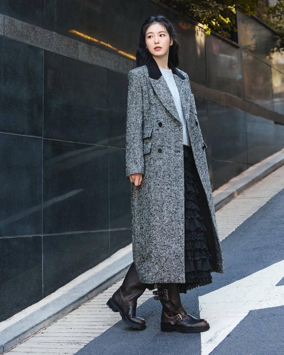 inspirasi gaya musim dingin ala Shin Ye Eun