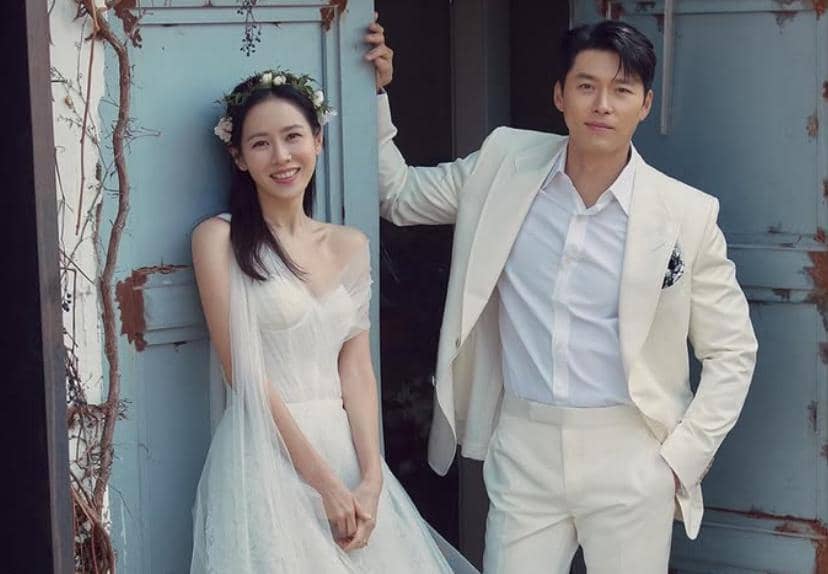 potret pernikahan Hyun Bin dan Son Ye Jin