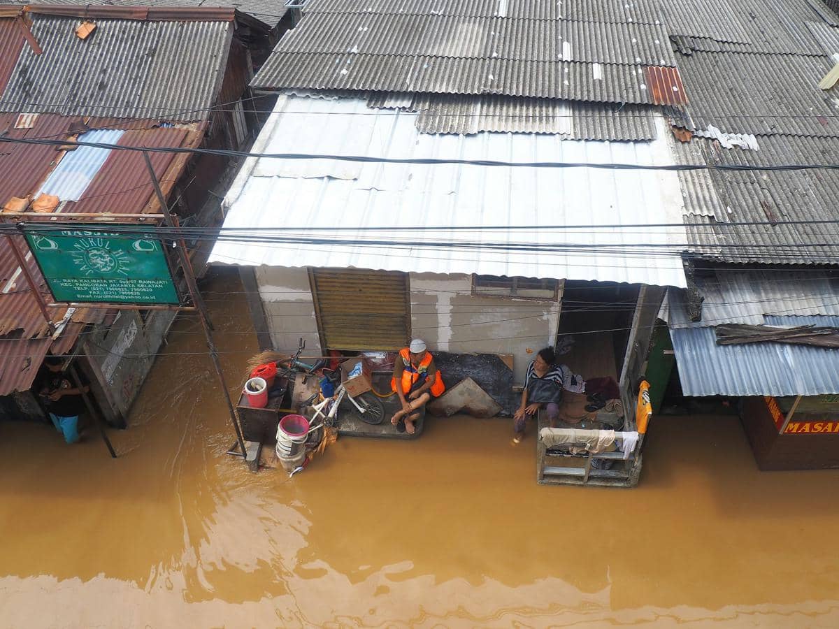 rumah terkena banjir
