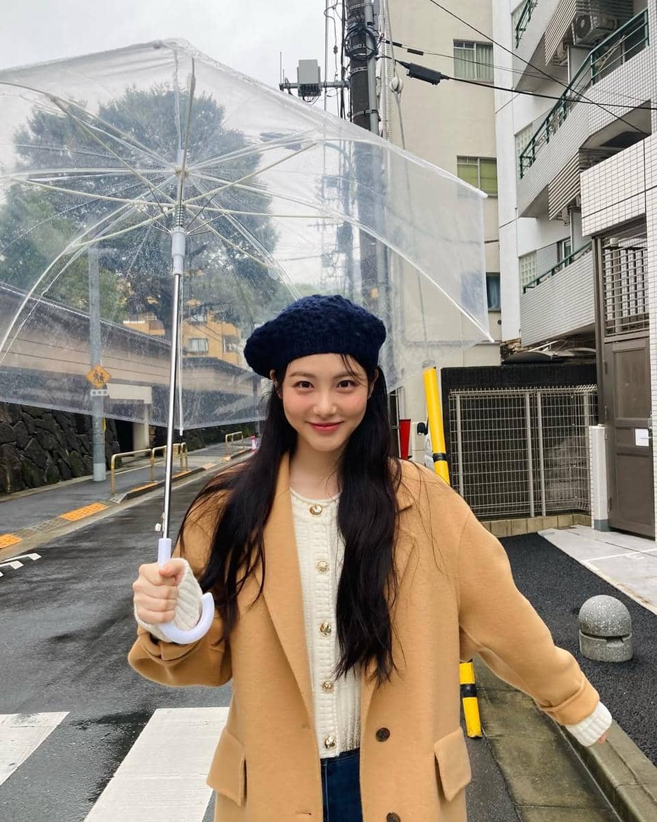 inspirasi style musim dingin ala Shin Ye Eun