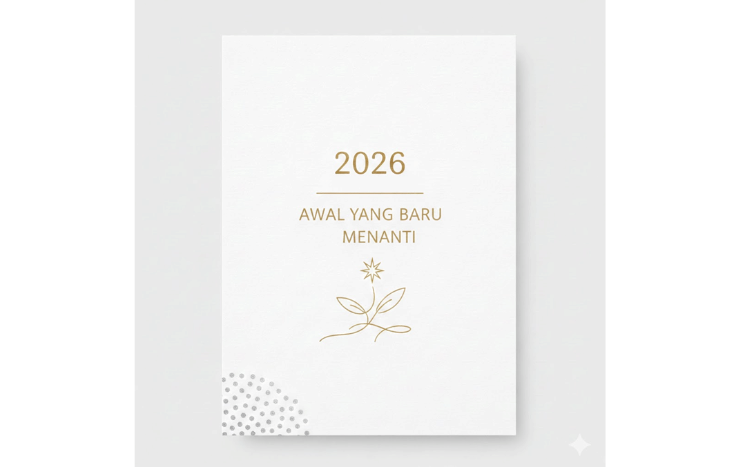 Prompt Gemini AI kartu ucapan Tahun Baru 2026 bahasa Indonesia