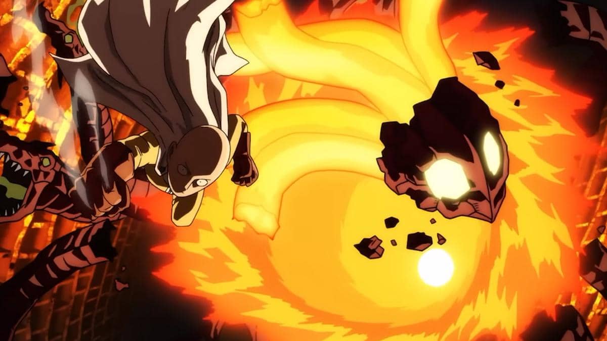 Saitama membunuh Orochi - One Punch Man S3