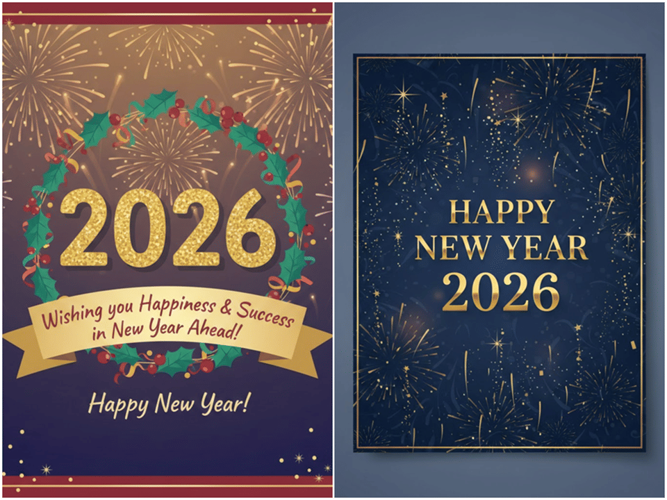 prompt Gemini AI kartu ucapan Tahun Baru 2026