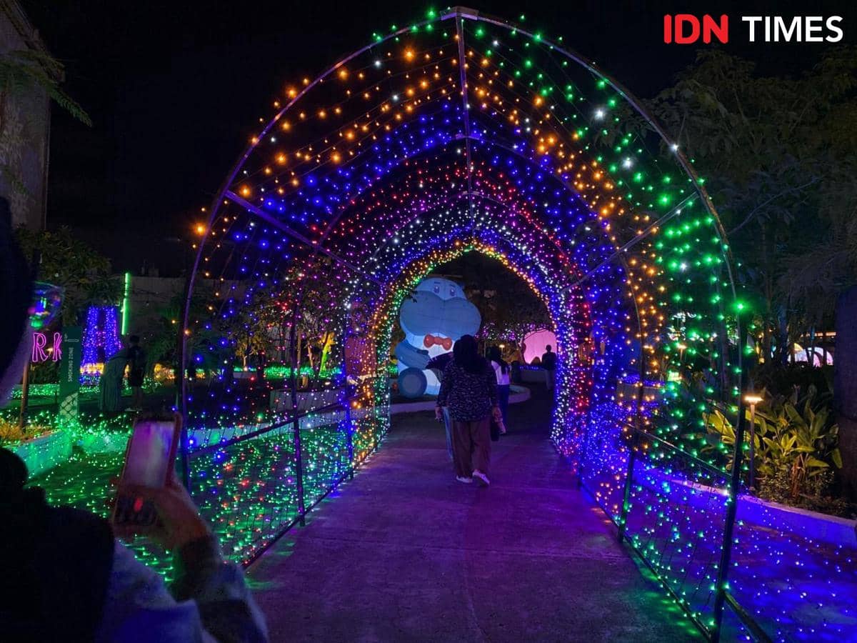 Wahana baru di Kubu Raya, Glow Park. 