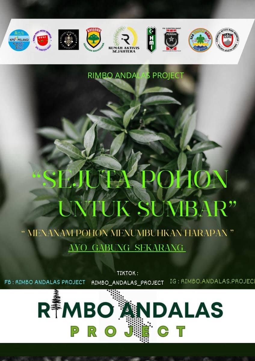 Gerakan sejuta pohon untuk Sumbar