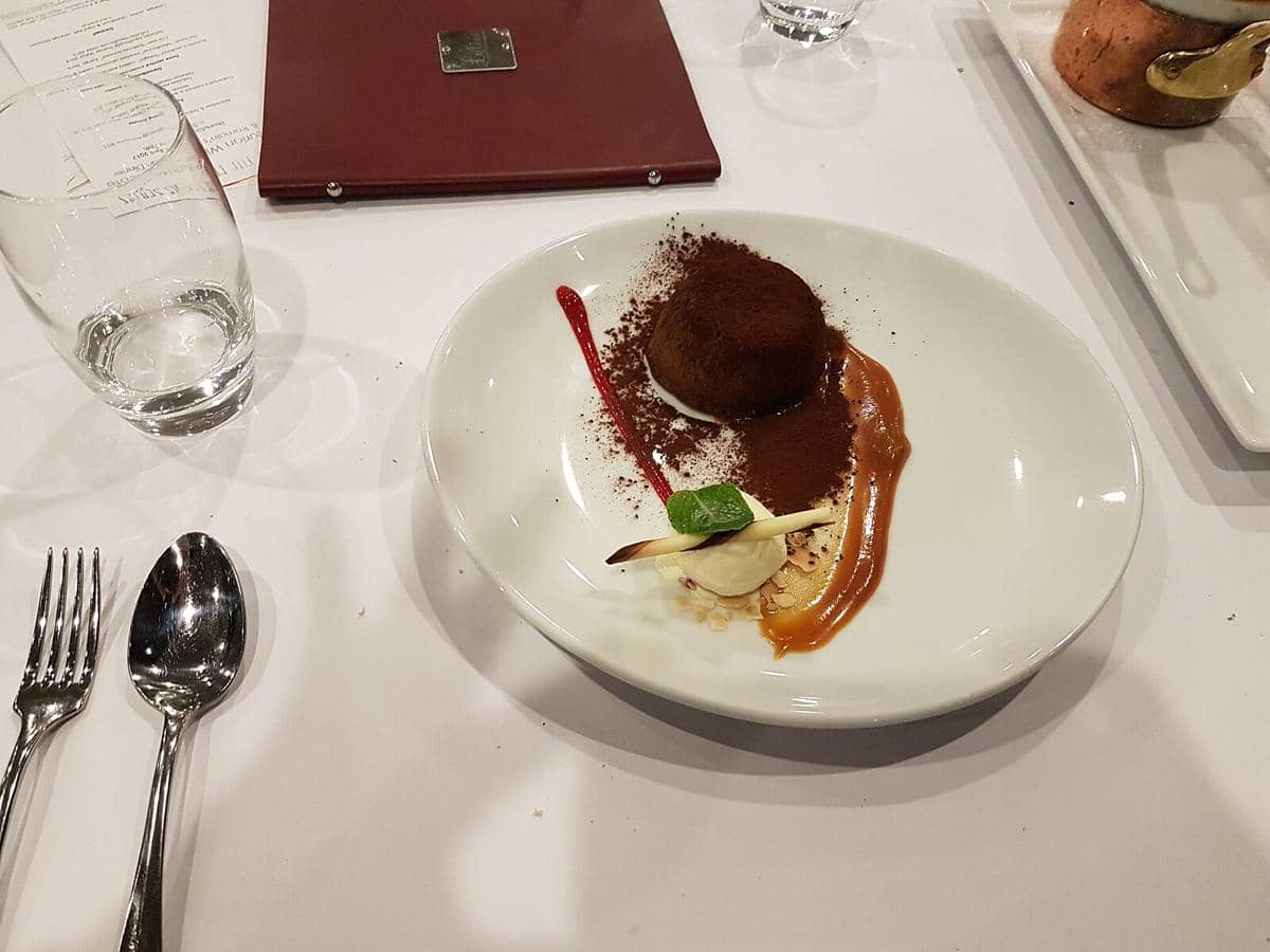 ilustrasi chocolate fondant