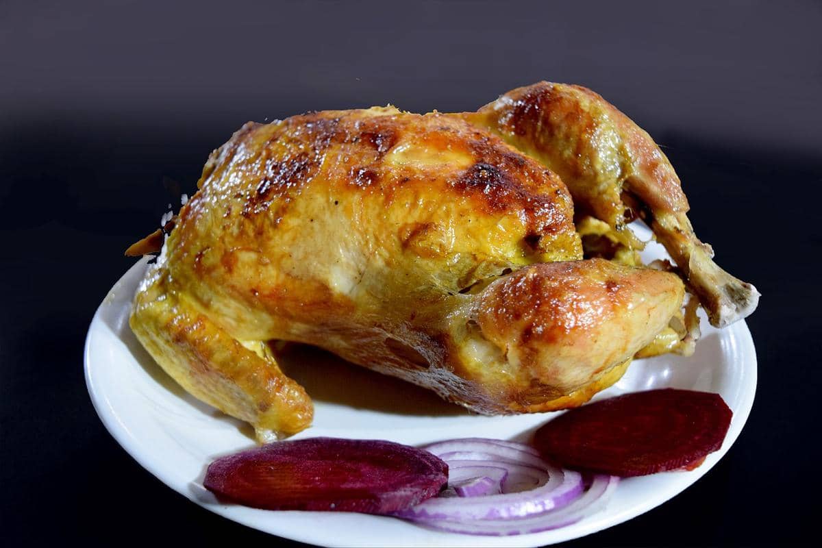 ilustrasi butter milk roast chicken