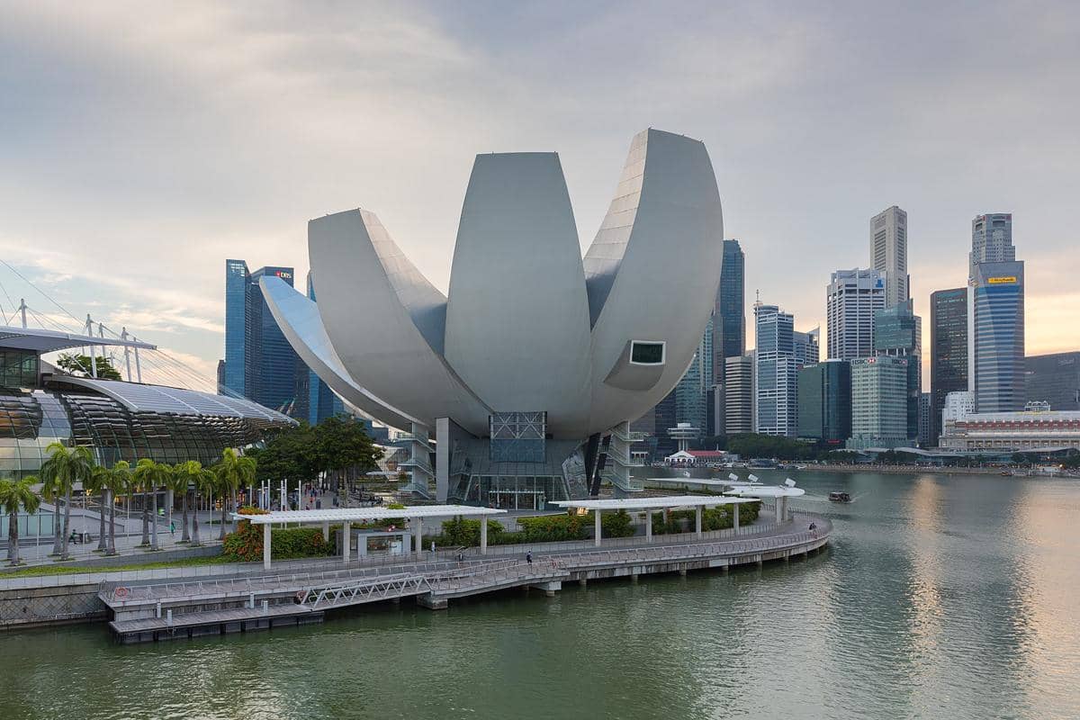 potret ArtScience Museum, Singapura