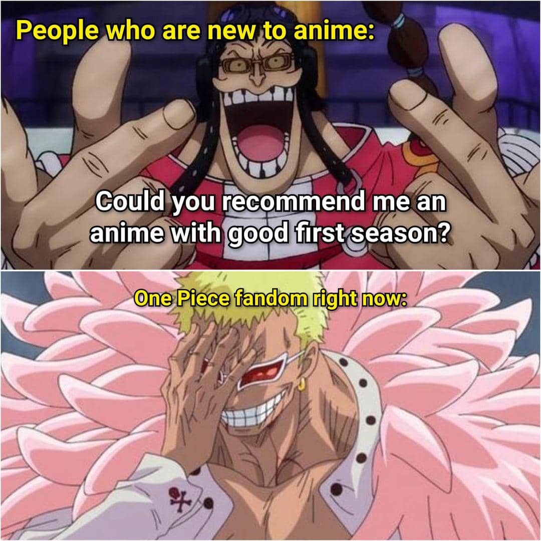 meme One Piece lanjut musim kedua