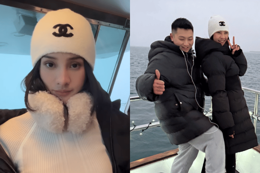 momen Anya Geraldine liburan ke Islandia