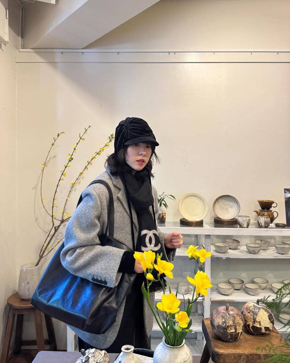 OOTD musim dingin ala Shin Eun Soo