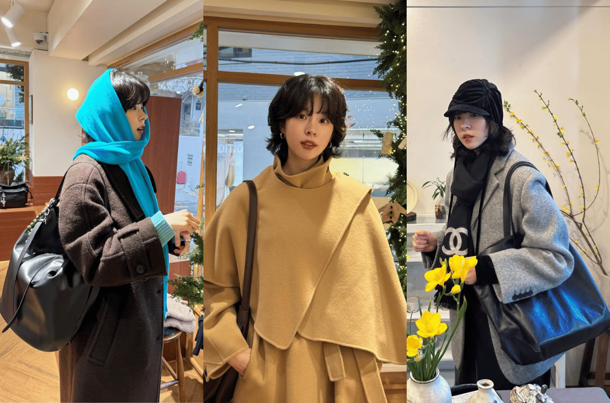 inspirasi OOTD musim dingin ala Shin Eun Soo