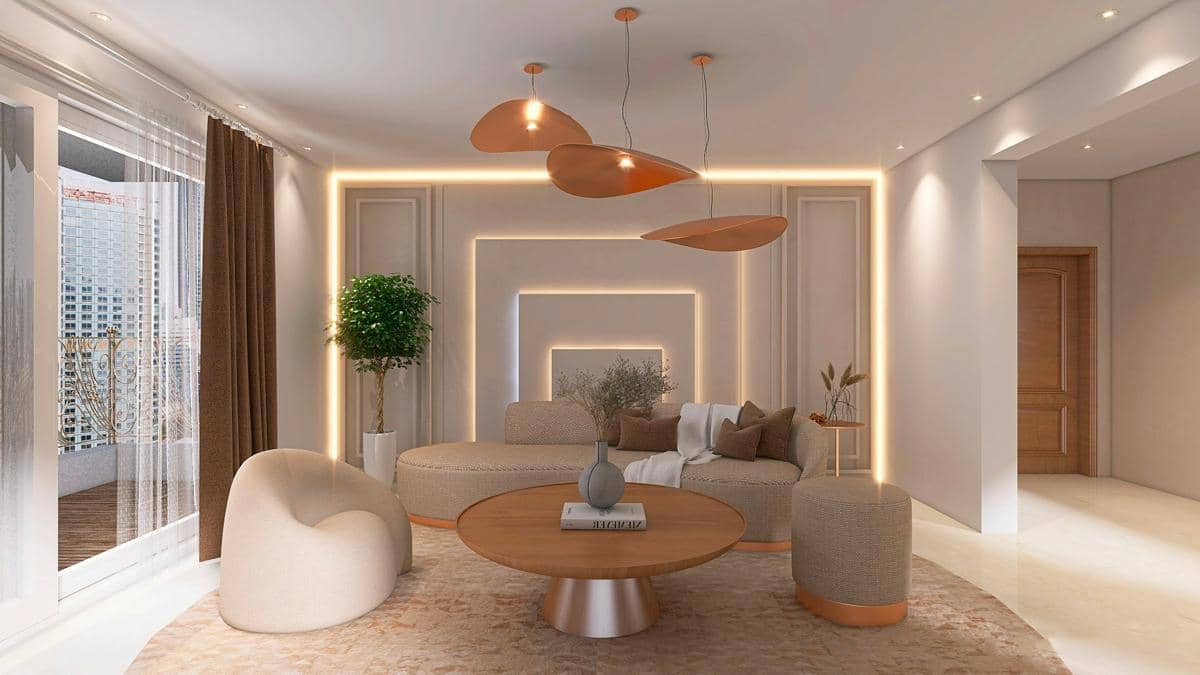 Ilustrasi desain interior