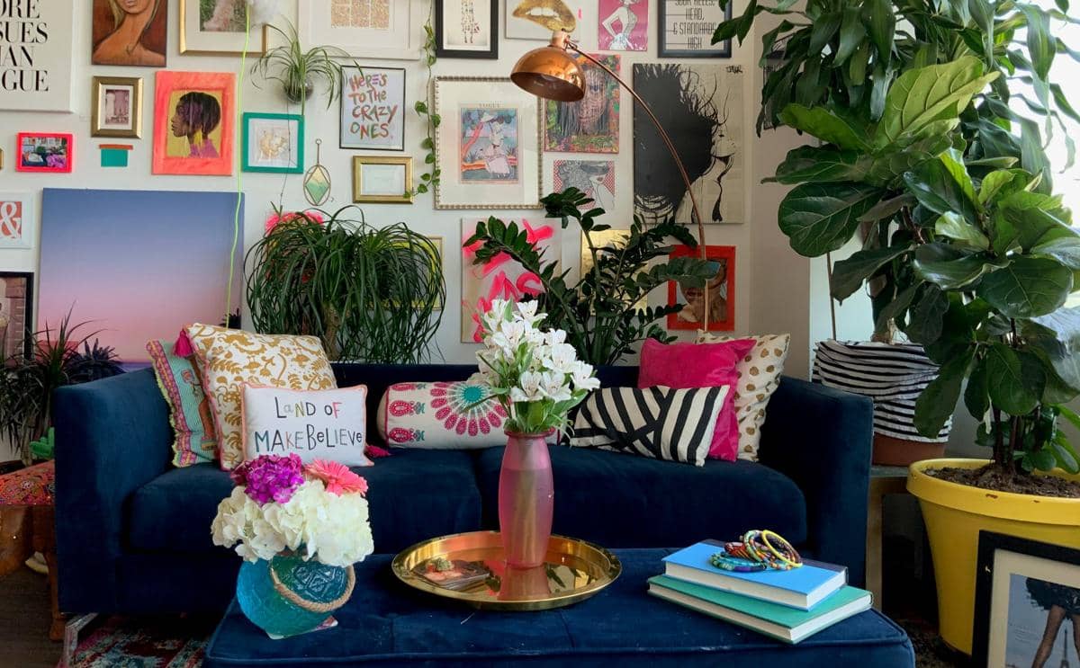 Ilustrasi dekorasi rumah 