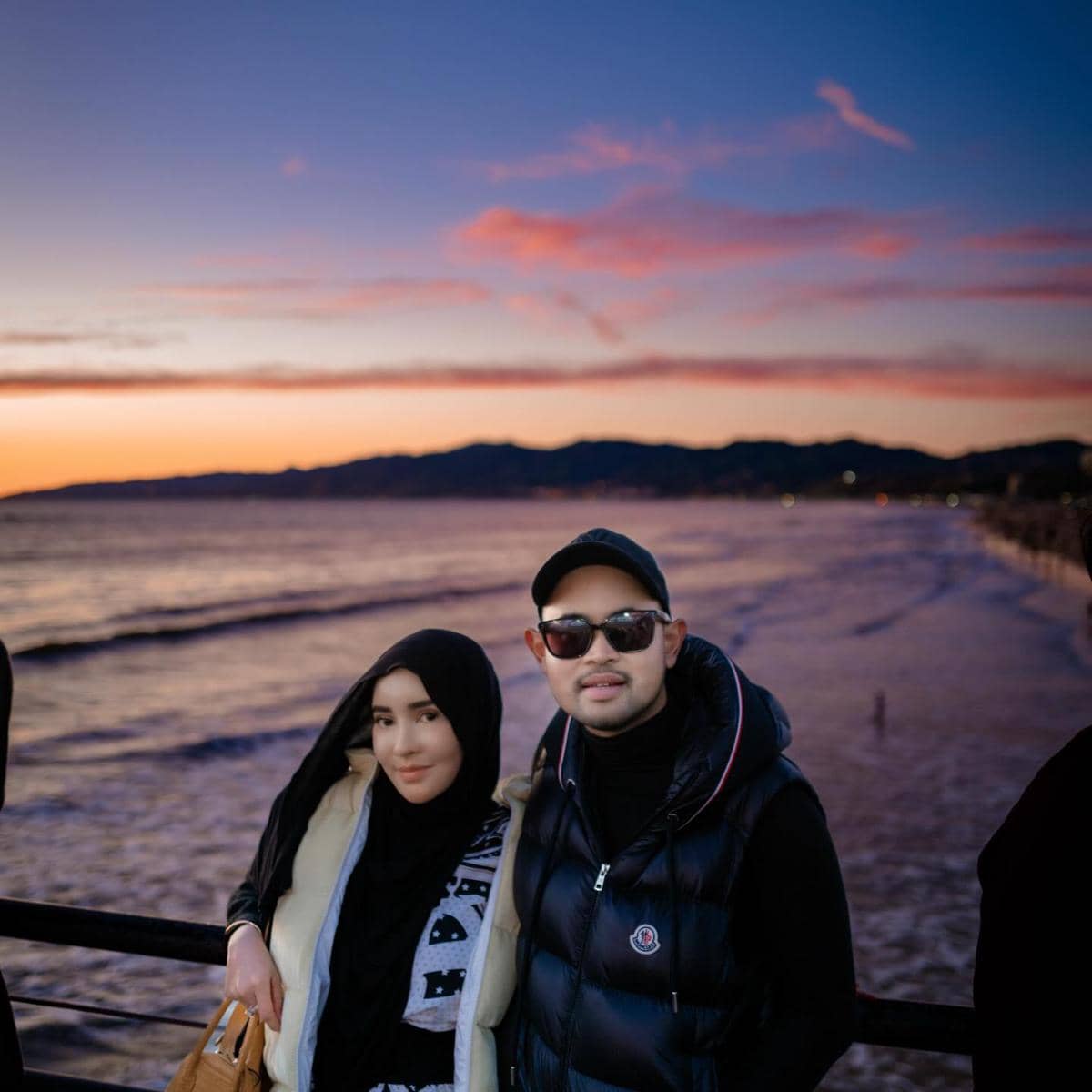 artis liburan di Amerika Serikat