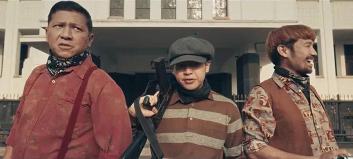 Cuplikan adegan di film Modual Nekad