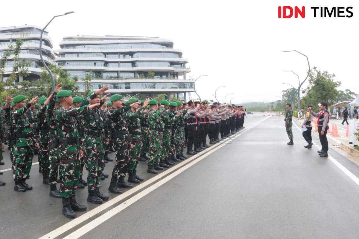 Puluhan anggota TNI dan Polri Disiapkan untuk pengamanan kunjungan RI 2 ke IKN 