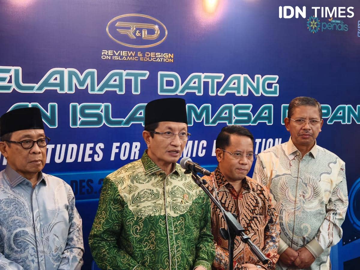 Menteri Agama Nasaruddin Umar (IDN Times/Ilman Nafi'an)