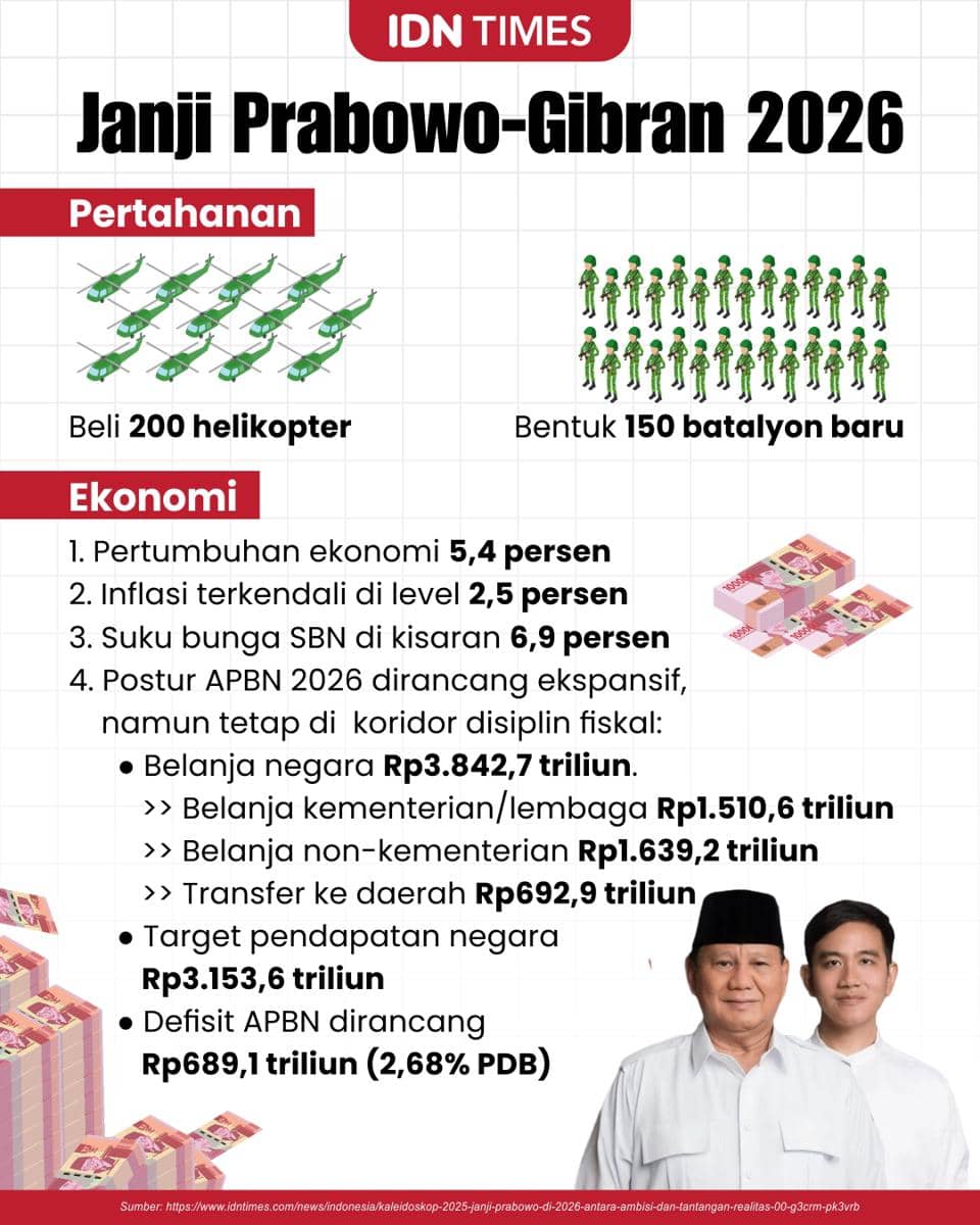 Janji prabowo-gibran 2026