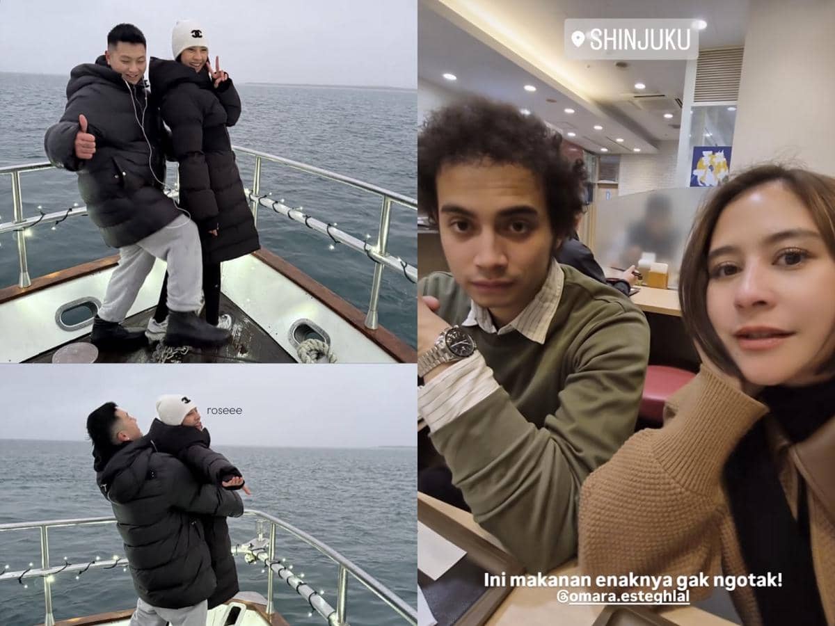 potret artis liburan tahun baru bareng pacar di luar negeri